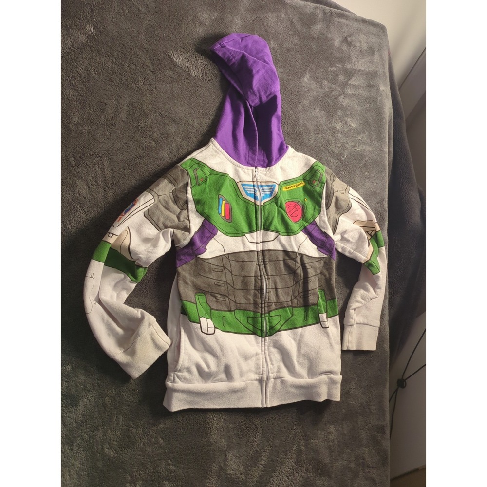 Disney Pixar Toy Story Buzz Lightyear Hoodie Jacket‎ Sz.  kid Sz.  M